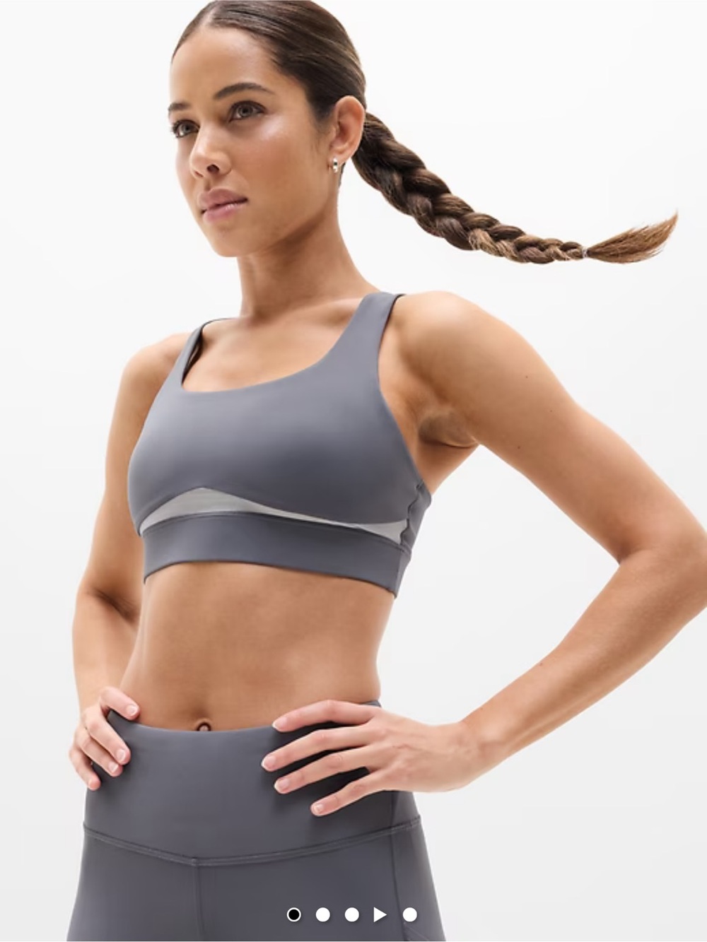 athleta interval mesh sports bra 32C